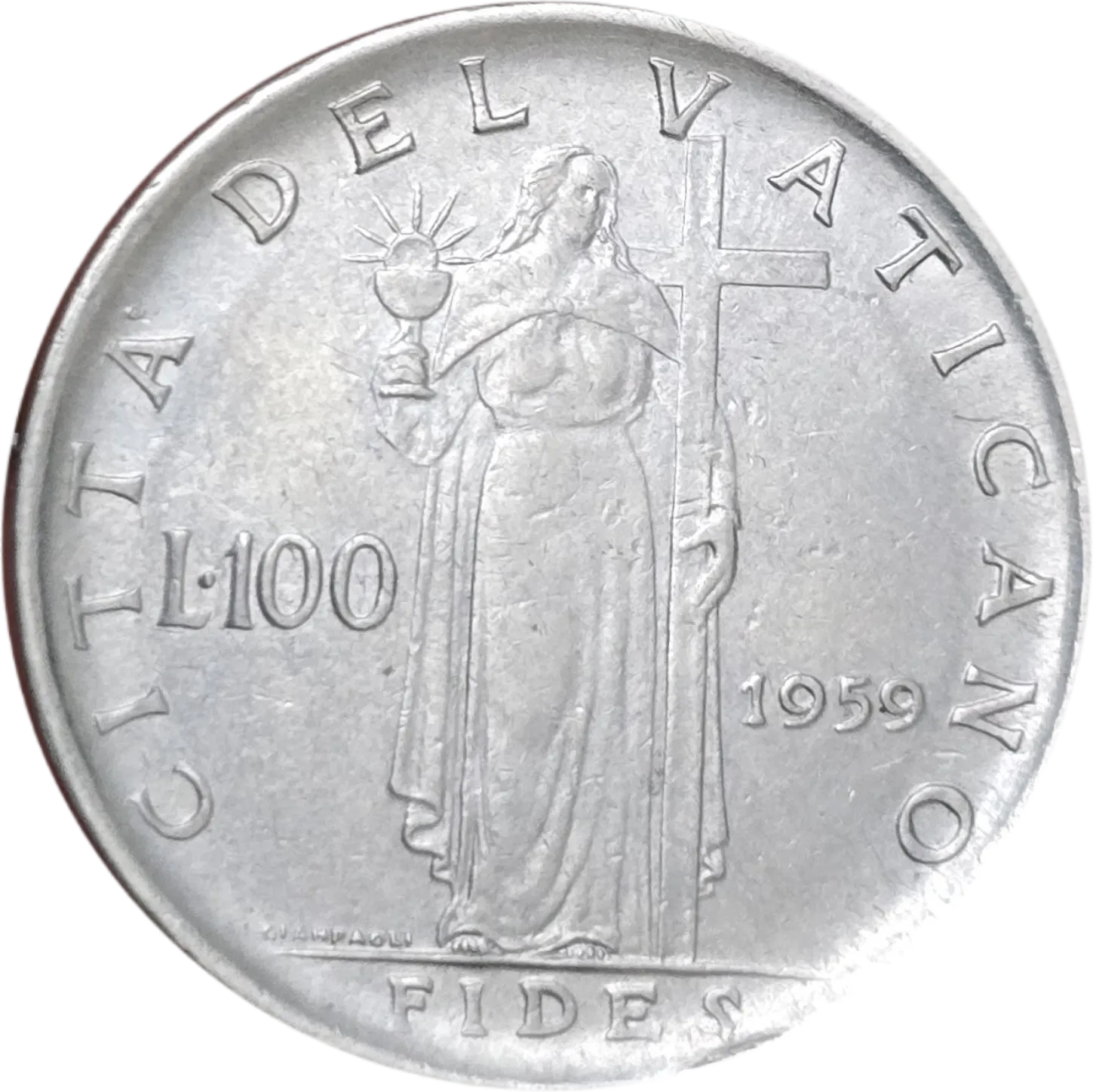 سکه واتیکان 100 لیر واتیکان